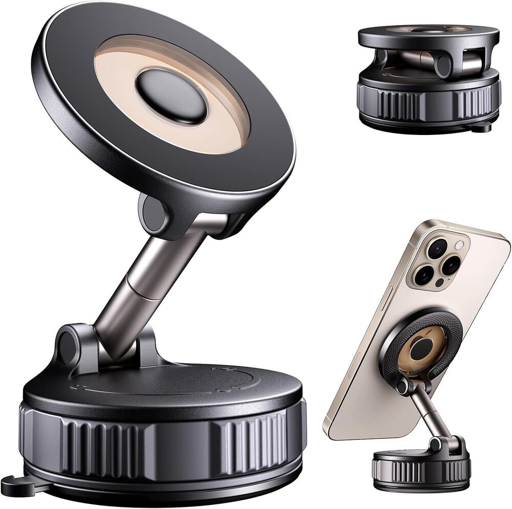 Magnetic Phone Holder For Car [120+ LB Strongest Suction & 2800gf Strongest Mag